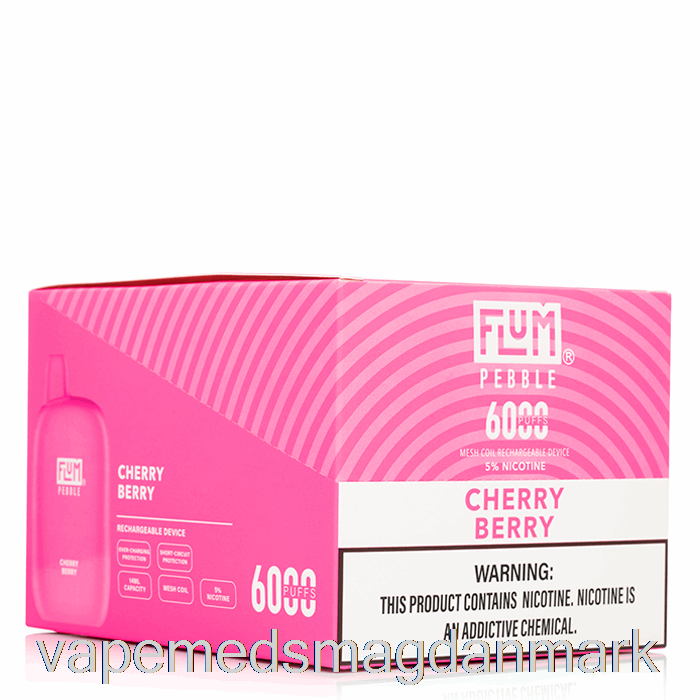 Vape Væske [10-pack] Flum Pebble 6000 Engangs